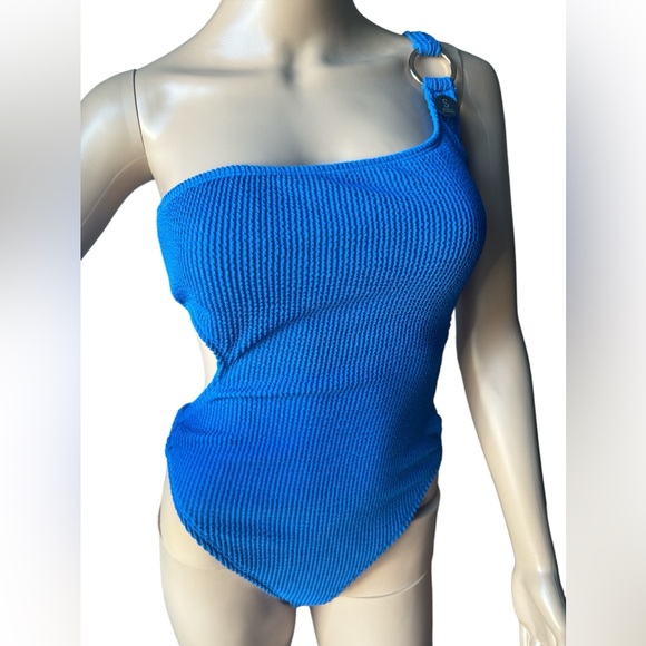 Blue One Strap Bathing Suit S NWT - Picture 3 of 5